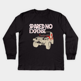 Spared No Expense Jeep Wrangler T-Shirt Kids Long Sleeve T-Shirt